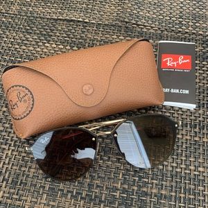 Ray Ban Blaze double bridge.
